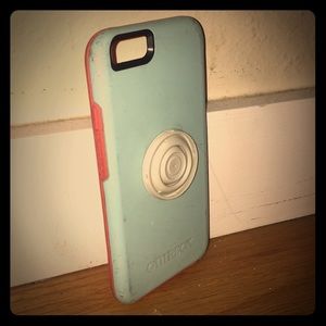 Teal Otterbox phone case for iPhone 6/6s